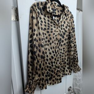 Haver Leopard Print Blouse